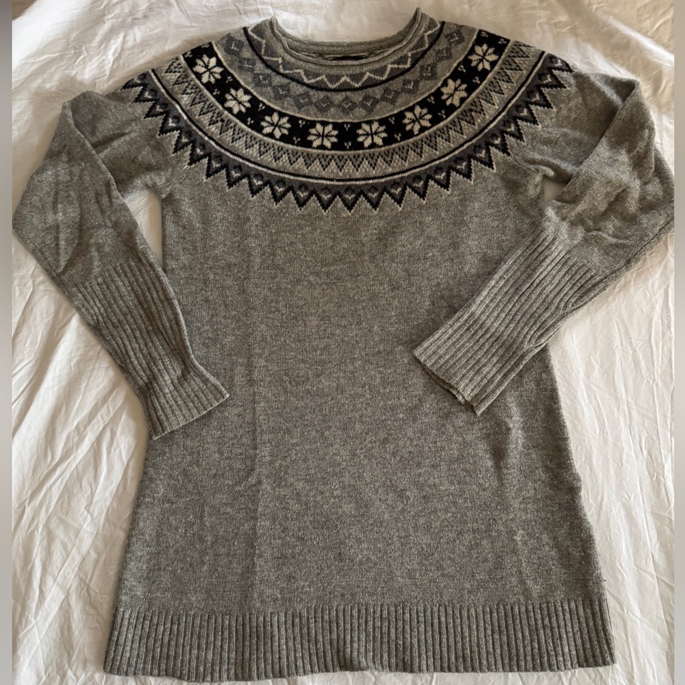 SKHOOP Women’s Celine Tunic Sweater - Grey Melange